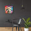 «Alpaca Party Animal» par Rey Klimt, art mural en verre acrylique-1628322270