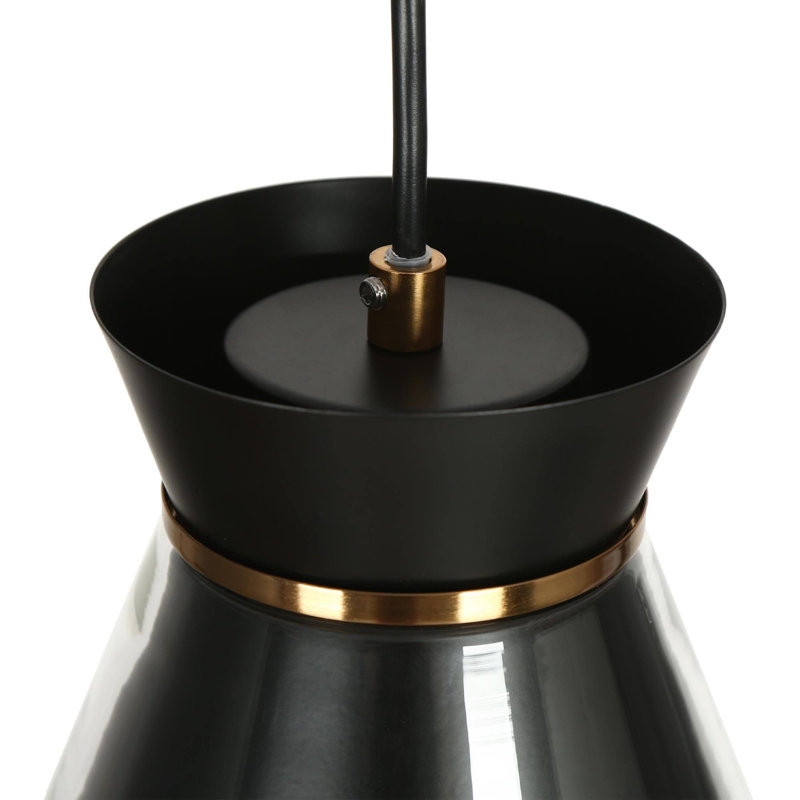 Luminaire suspendu conique à 1 lumière Austinburg