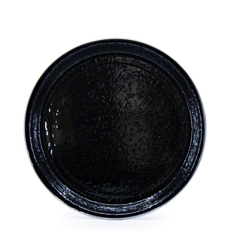 Swirl Tray, Medium 15.5" Tray, Solid White Textured