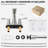 Centerset 2-Handle Waterfall Bathroom Sink Faucet With Pop-Up Drain-101432482
