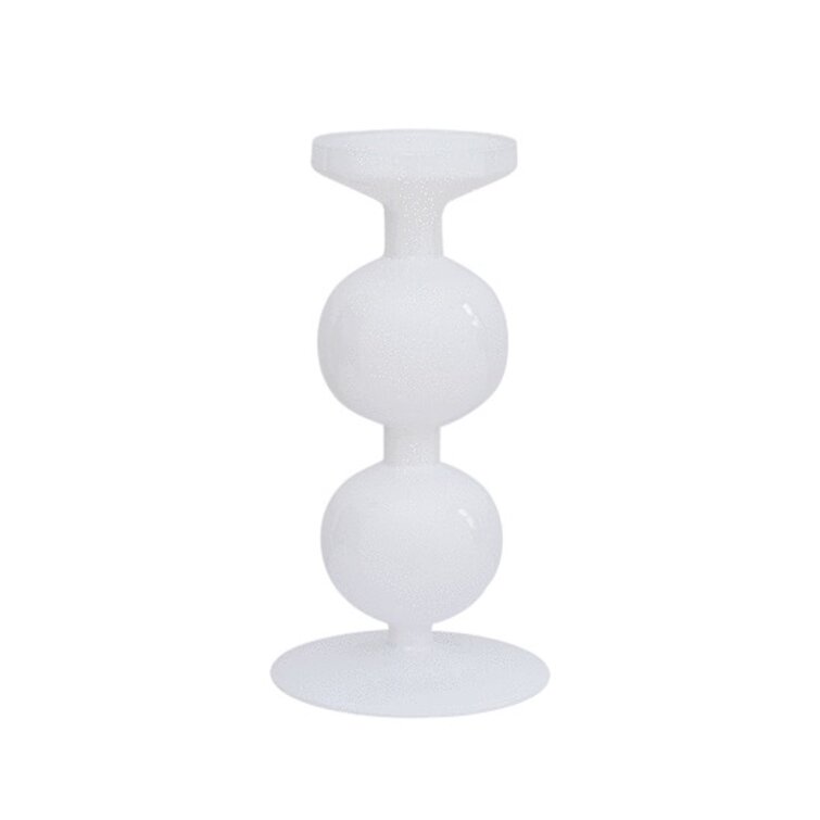 Candle Holder Recycled Glass Bulb