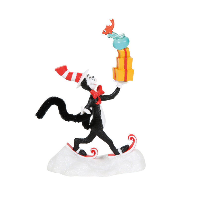 Figurine 5,66 pouces, le chat au chapeau, département 56 Dr. Seuss Village