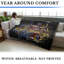 Couverture Pure Country Weavers PCW - US Navy « La mer est à nous » - Tapisserie militaire tissée en coton - Fabriquée aux États-Unis (72 x 54)-114041066