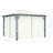 vidaXL Gazebo with Curtain 118.1"x118.1" Cream Aluminum-93582020