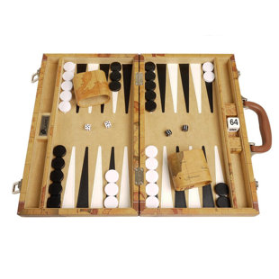 Carte de jeu de backgammon