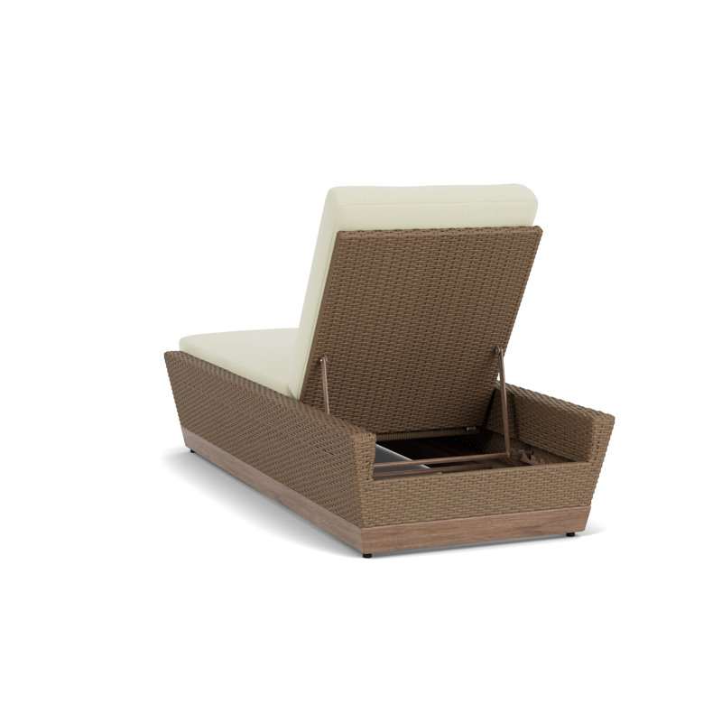 Charisma Outdoor Chaise Lounge, Bamboo Bay Meadow