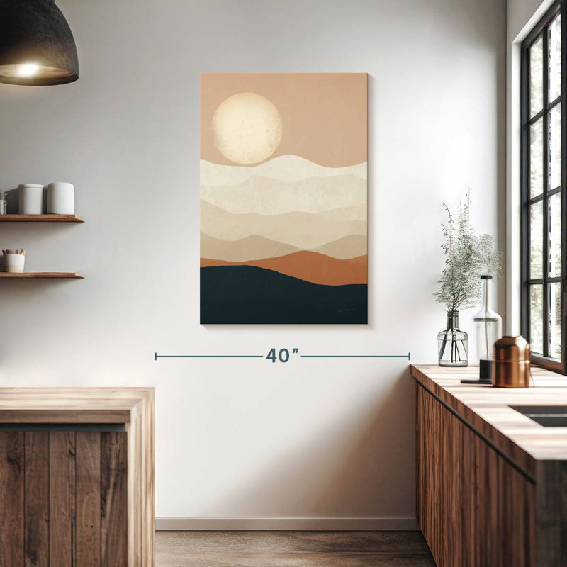 Avery Mojave Mountains And Moon, 39" H x 26" W