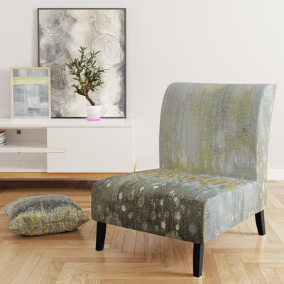 Fauteuil de chambre moderne rembourré Glam Rain Abstract III