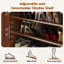 Armoire à chaussures 7 portes à grande capacité avec porte-1789693646