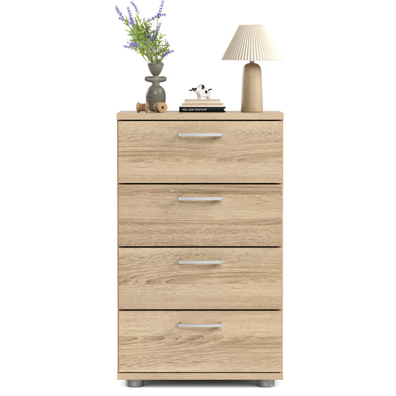 Efthimios 50.2cm W 4 - Drawer Chest of Drawers, Nature