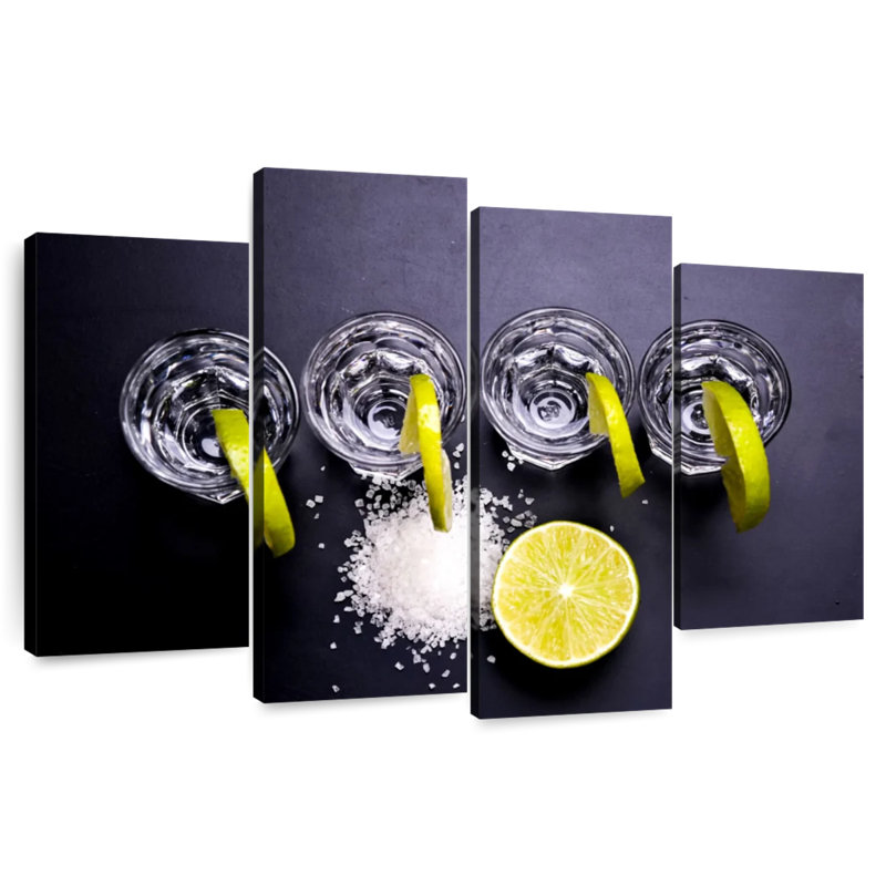 Yarlin Gold And Silver Tequila, 54" H x 84" W