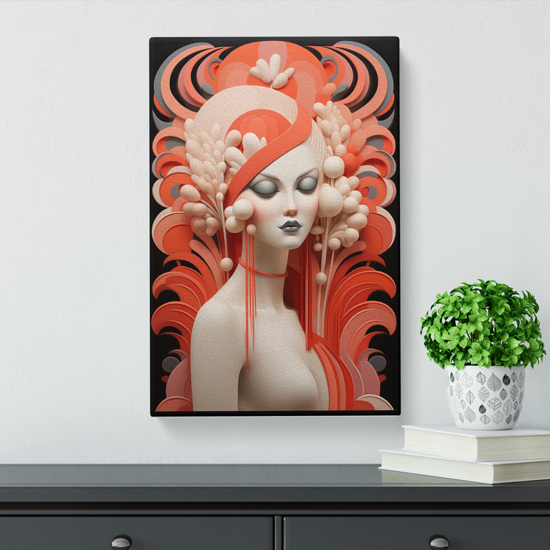 Coral - Wrapped Canvas, 60cm H x 40cm W x 3cm D