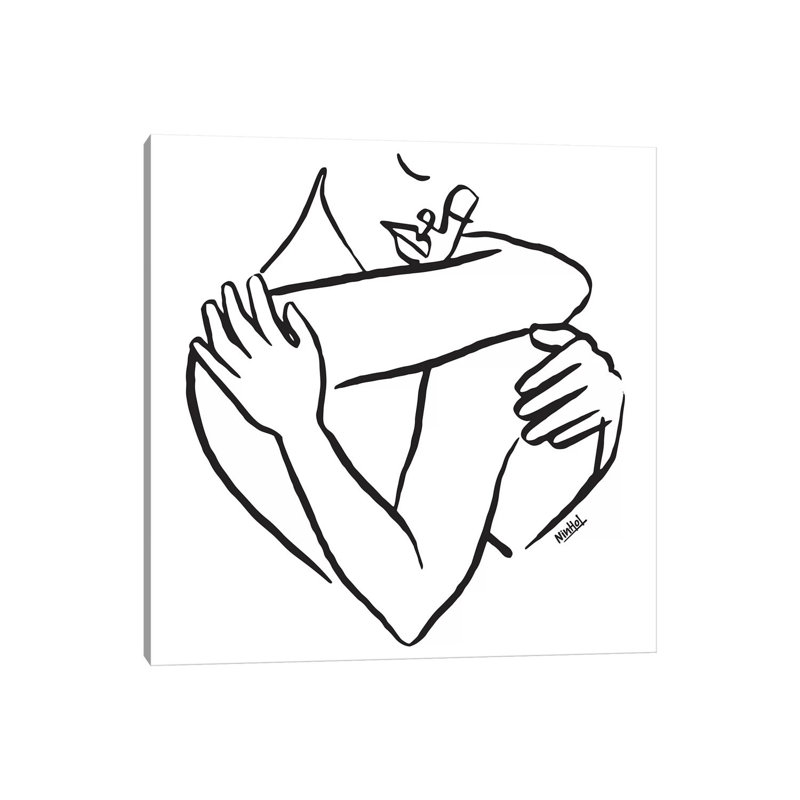 Love by Ninhol - Wrapped Canvas Gallery-Wrapped Canvas Giclée, 30.48 cm H x 30.48 cm W