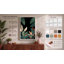 Figure Among Palms Boho - Wrapped Canvas-1733143623-1733143625