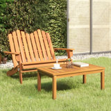 Kalea Rectangular 2 - Piece 2 - Person Outdoor Lounge Table Set