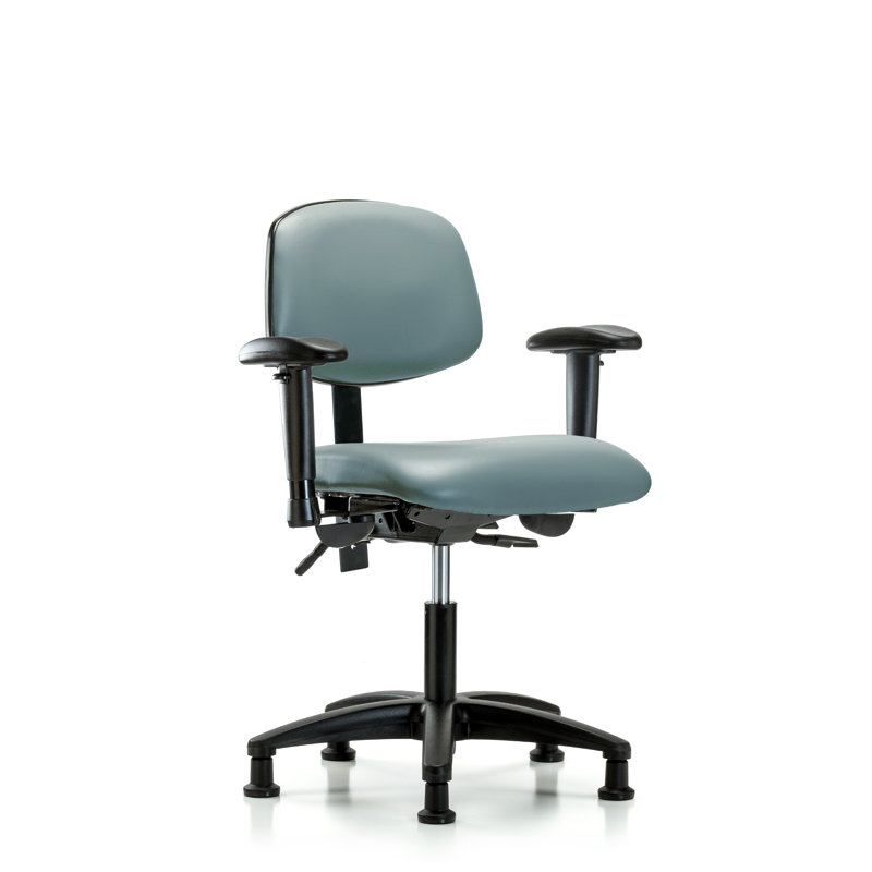 Arwen Task Chair, Casters, Not Tilt Included, Storm