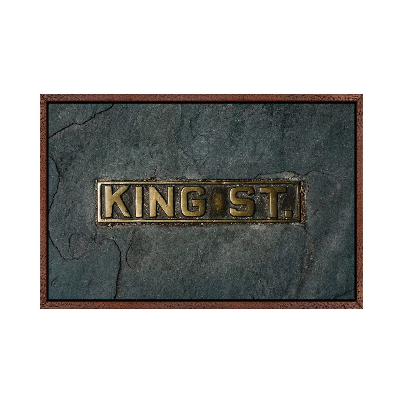 Charleston's King Street by Bethany Young - Print on Canvas, Classic Brown Wood Framed, 66.04cm H x 101.6cm W x 3.81cm D