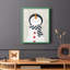 Festive Snowman II, reproduction encadrée - bois massif-1808826601-1808826615