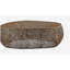 Table basse ovale dorée-278065057