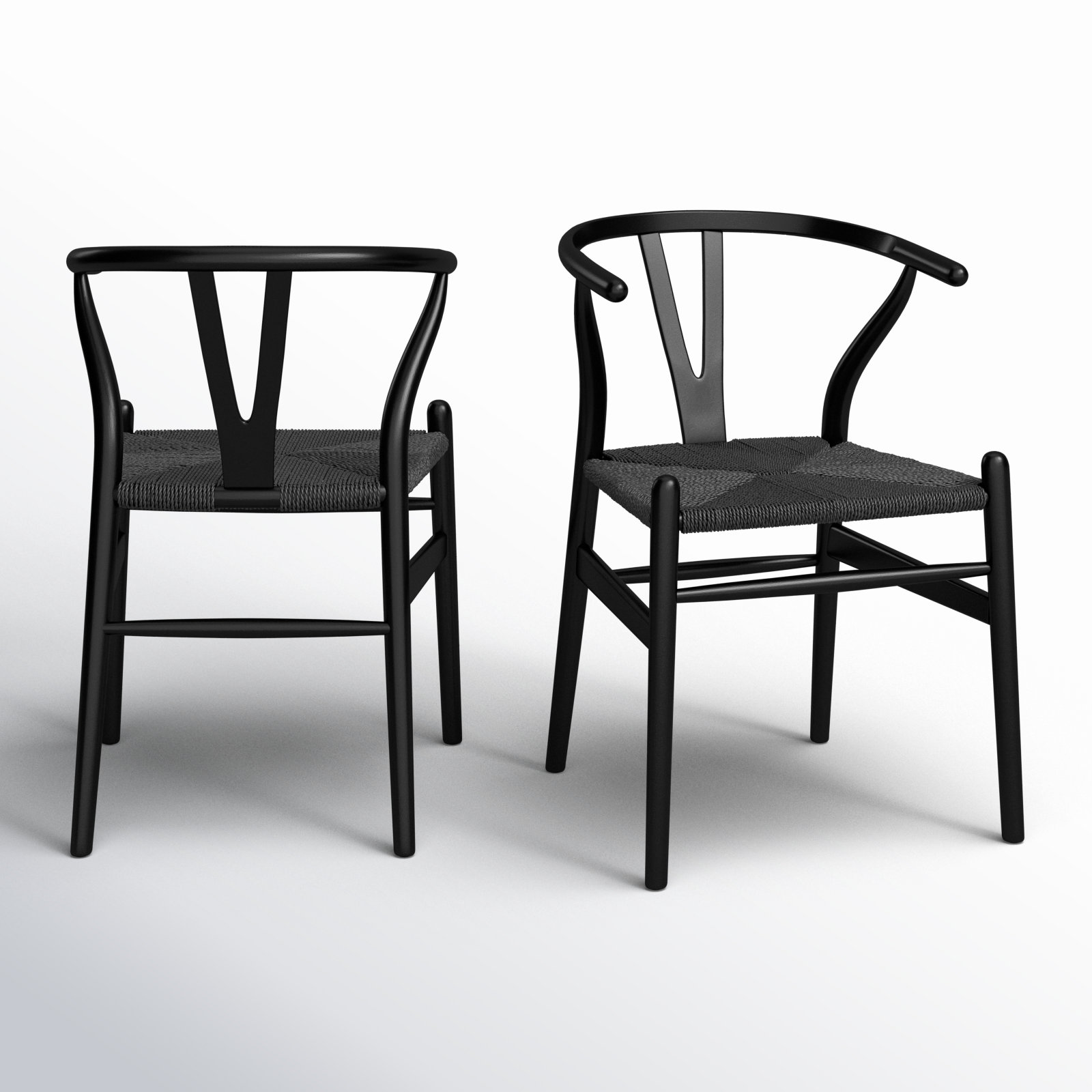Margo Dining Armchair, Black/Black