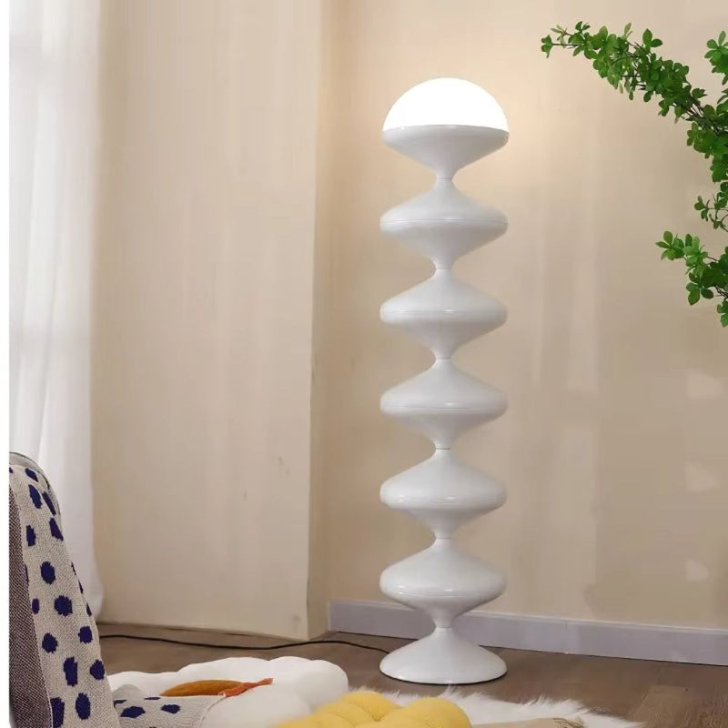 Lampe sur pied Pagoda, Blanc