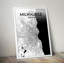 «Milwaukee City Map», reproduction d'impression sur affiche-24704883