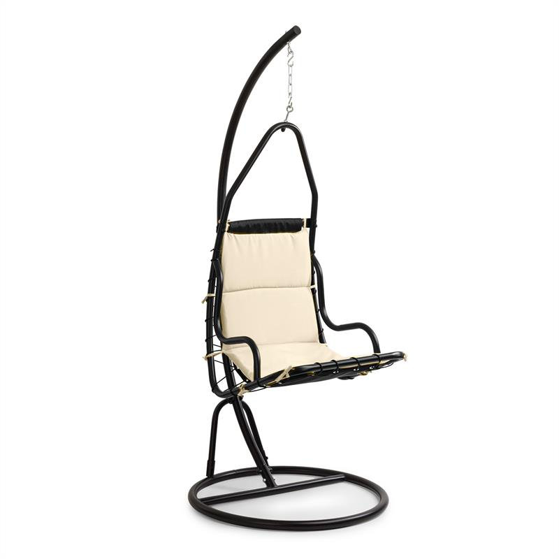 Serramazzoni Swing Chair with Stand, Cream
