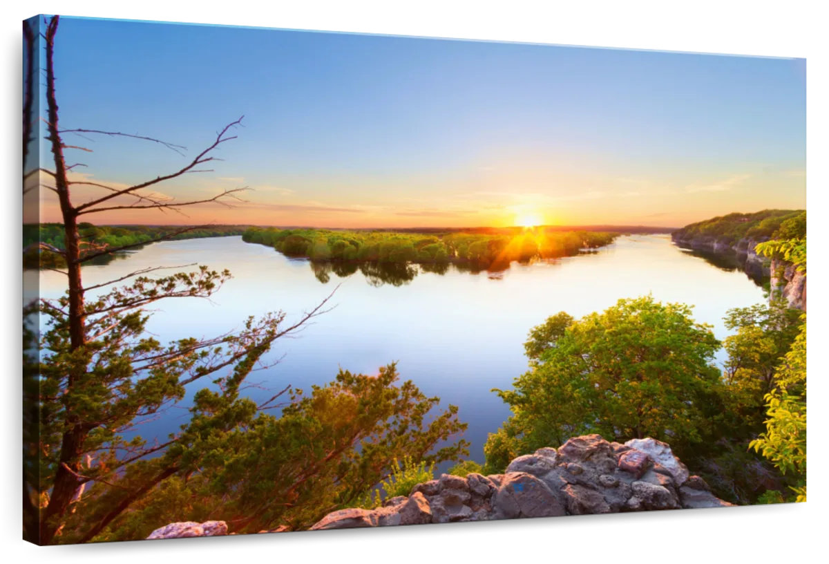 Millwood Pines Alvord Truman Lake Sunset | Wayfair
