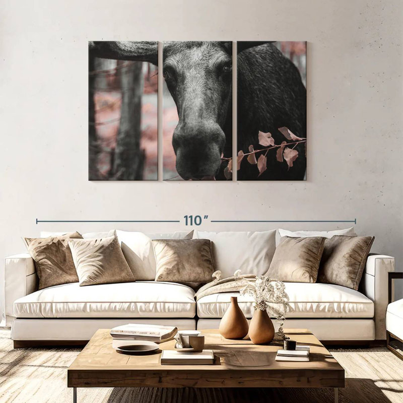 Black Moose, 48" H x 74" W