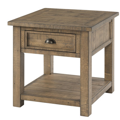 Table de bout avec rangement Holliman