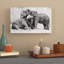 « menage a trois », reproduction de photo sur toile tendue-31356055