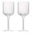 Maze Clear Wine Glasses