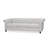 3 Seater Grey For Living Area, With Intricate Button Tufting And A Comfortable Low Back, 83"W X 32"D 26"H Timeless 3 , Laid-Back Home,