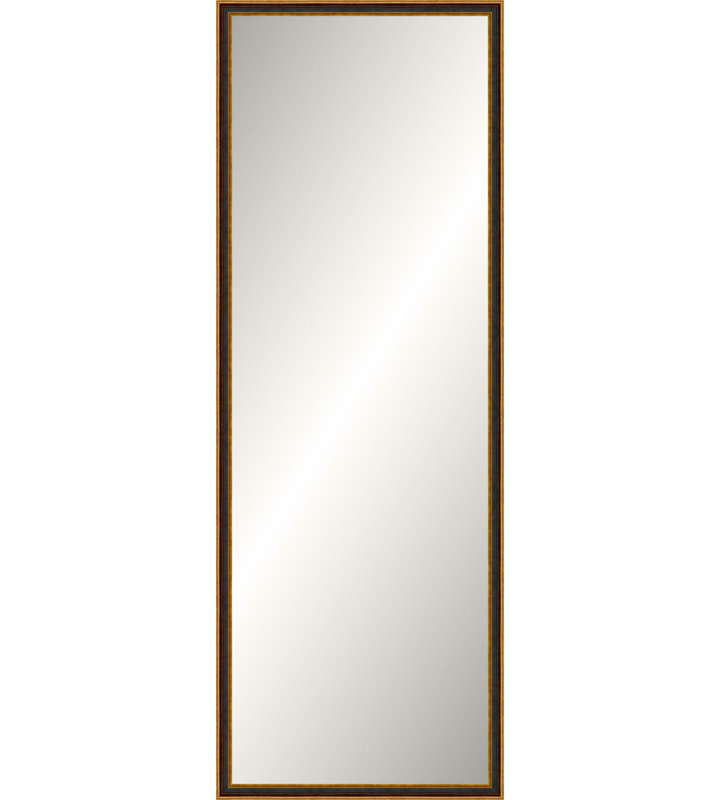 Antique Old World Mirror, Slim Leaner