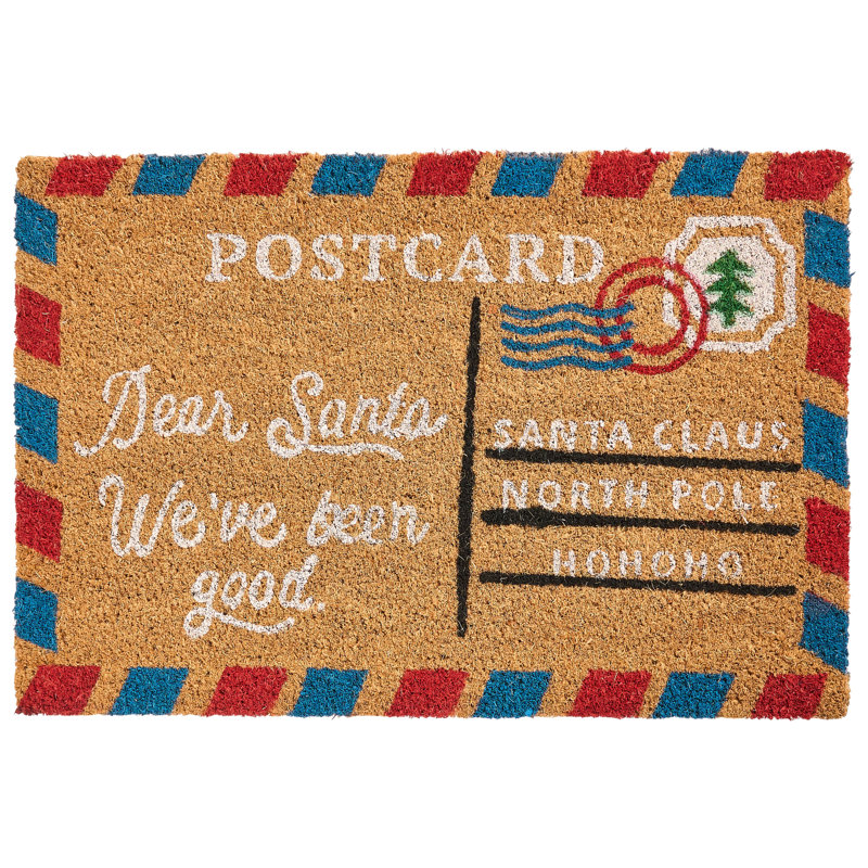 Non-Slip Christmas Doormat, 40cm W x 60cm L