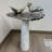 Poste Marble Column End Table