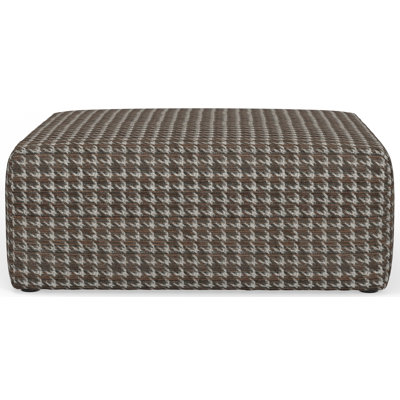 Denecia 45" Wide Square Geometric Cocktail Ottoman