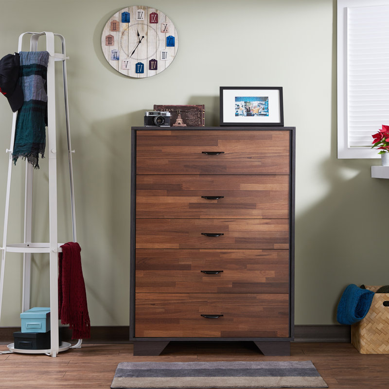 Muskego Dresser, Walnut/Espresso