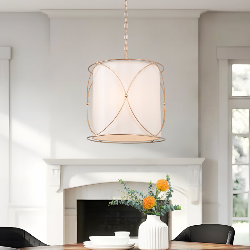 Luminaire suspendu pour îlot cylindrique moderne à 3 lumières Miloh
