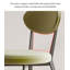 Chaise moderne et simple en velours rembourré-1186499391