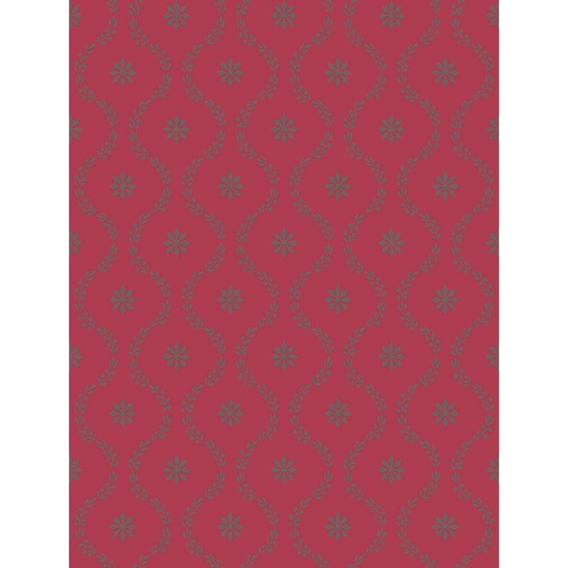 33' L x 21" W Wallpaper Roll, Rouge