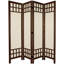 67" Tall Window Pane Fabric 4 Panel Room Divider-669147562-580706193