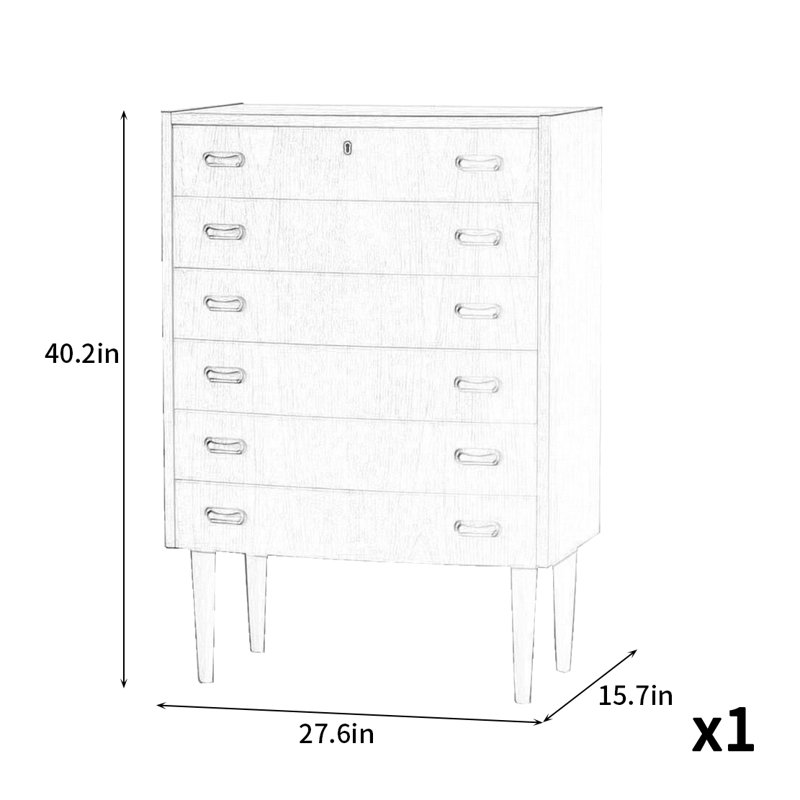 Simple Retro Style Practical Accent Cabinet