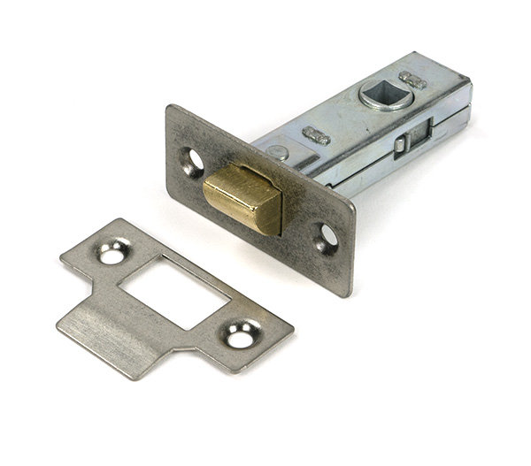 Tubular Mortice Latch, Polished Chrome