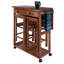 Table de salle à manger à abattants 3 pièces Hackett en teck, H 30,56 po x l 27,56 po x P 23,68 po