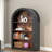 Bookcase With Wood Open Display