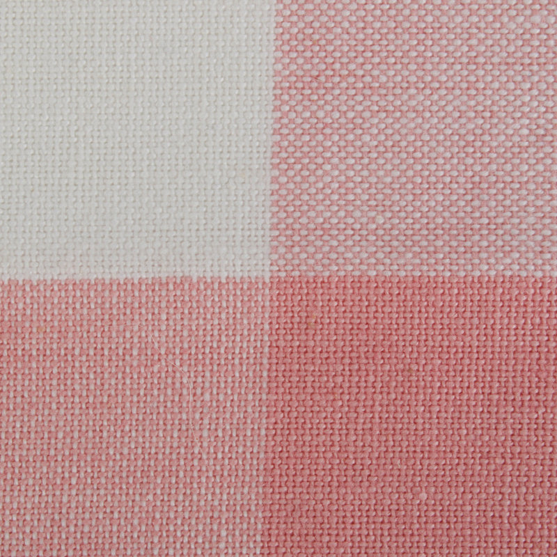 Ensemble de napperon en coton 4 pièces Fairley, Rose / blanc
