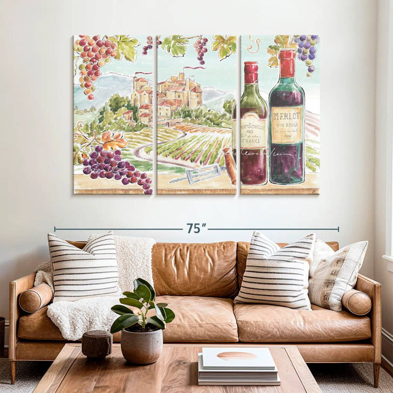 Yarlin Wine Country II, H 42 po x l 65 po