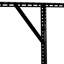 Support de rangement réglable pour garage noir robuste de 2 pi x 8 pi, 450 lb, hauteur de chute de 22 po à 40 po, surface en métal de 52 po Pi., Optimiser la capacité
