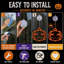 Guirlande de citrouilles-citrouilles d'Halloween rechargeables, lot de 3